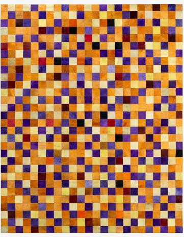 8' x 9' 11 Cowhide - Patchwork Rug