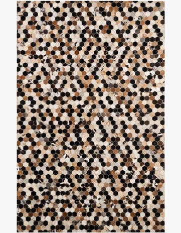 5' 1 x 7' 11 Cowhide - Patchwork Rug