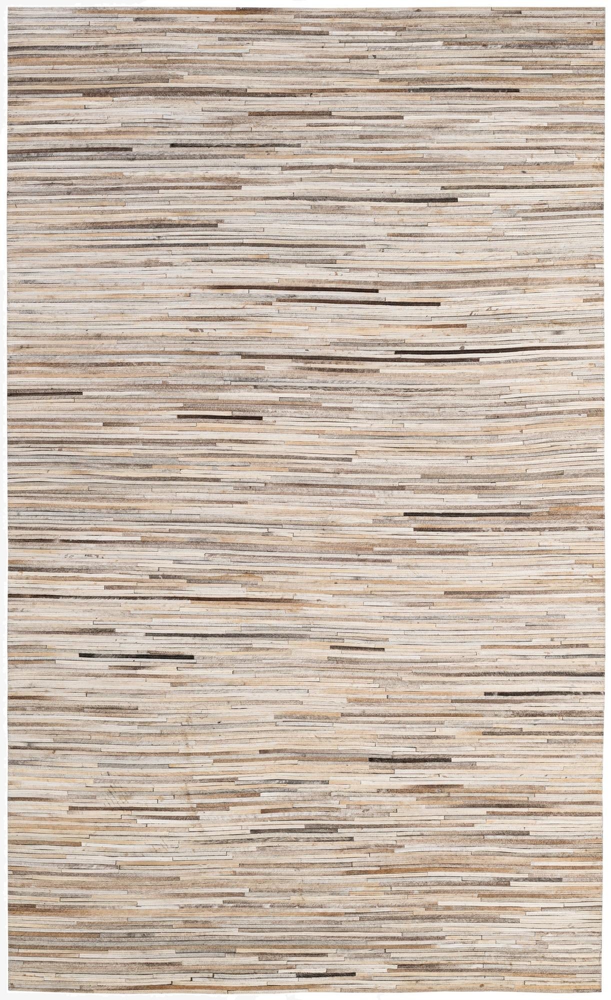 4' 11 x 8' 1 Cowhide - Patchwork Rug
