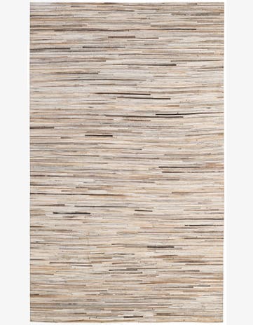 4' 11 x 8' 1 Cowhide - Patchwork Rug