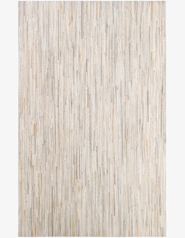 5' 1 x 8' Cowhide - Patchwork Rug