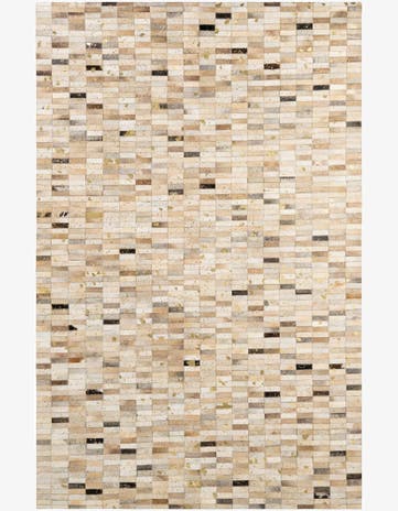5' 2 x 8' Cowhide - Patchwork Rug