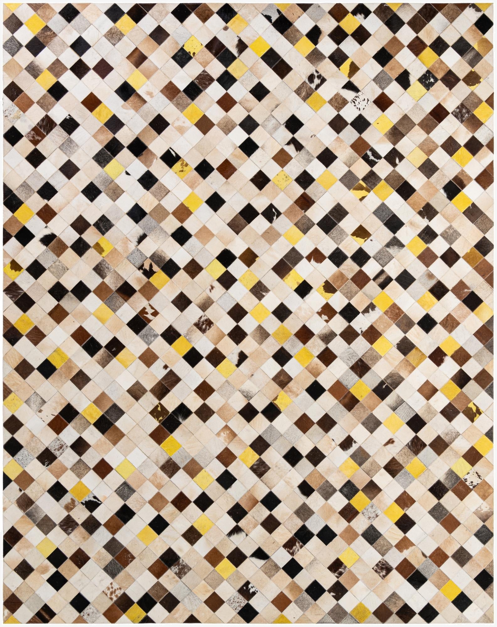 7' 11 x 10' Cowhide - Patchwork Rug