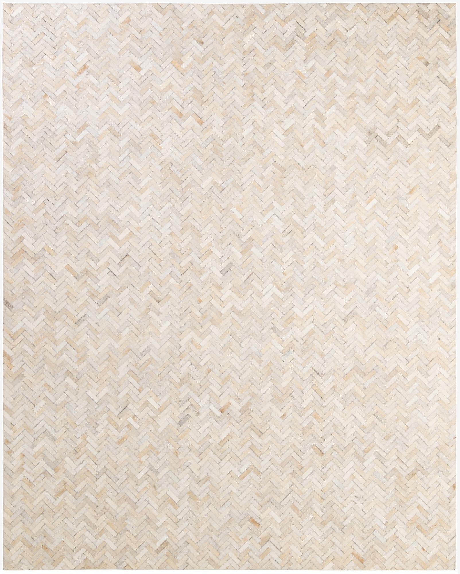 7' 10 x 9' 9 Cowhide - Patchwork Rug