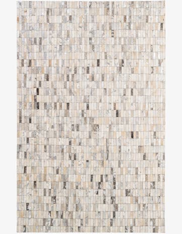 5' 1 x 8' Cowhide - Patchwork Rug