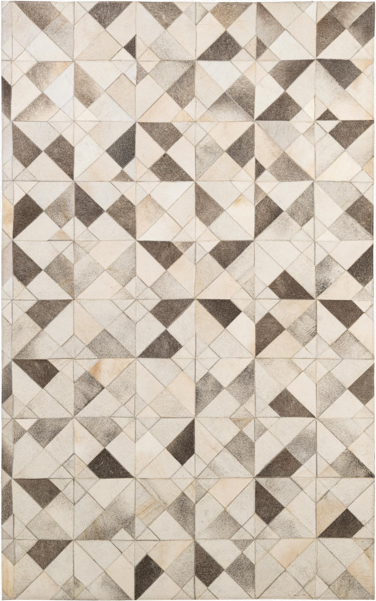 5' x 7' 11 Cowhide - Patchwork Rug