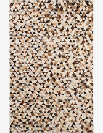 5' 1 x 7' 11 Cowhide - Patchwork Rug