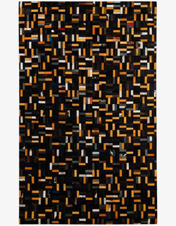 5' x 8' 1 Cowhide - Patchwork Rug