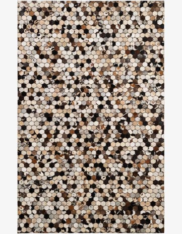 5' x 7' 11 Cowhide - Patchwork Rug