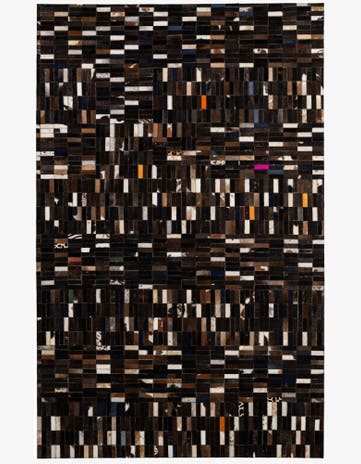 5' 1 x 8' 1 Cowhide - Patchwork Rug