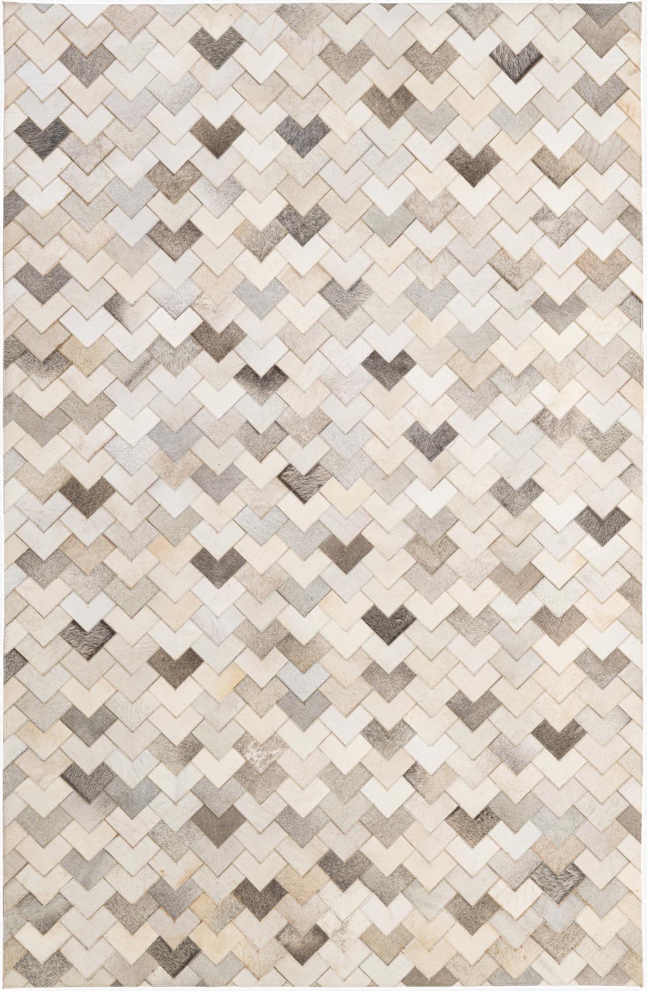 Primary image 160cm x 240cm Cowhide - Patchwork Rug