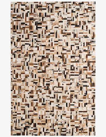 5' 1 x 7' 11 Cowhide - Patchwork Rug