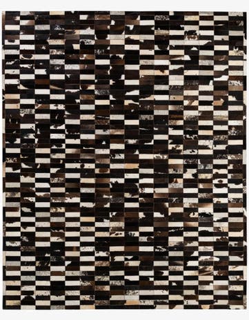8' 3 x 9' 11 Cowhide - Patchwork Rug