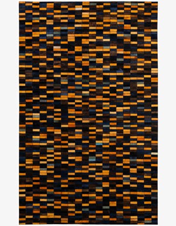 5' x 7' 11 Cowhide - Patchwork Rug