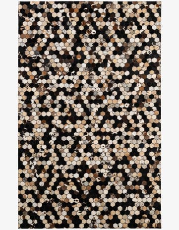5' x 8' Cowhide - Patchwork Rug