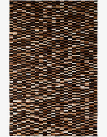 5' 2 x 8' 1 Cowhide - Patchwork Rug