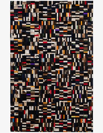 5' 1 x 7' 11 Cowhide - Patchwork Rug