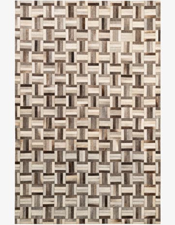 5' 5 x 8' 2 Cowhide - Patchwork Rug