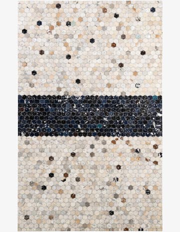 5' 1 x 7' 11 Cowhide - Patchwork Rug