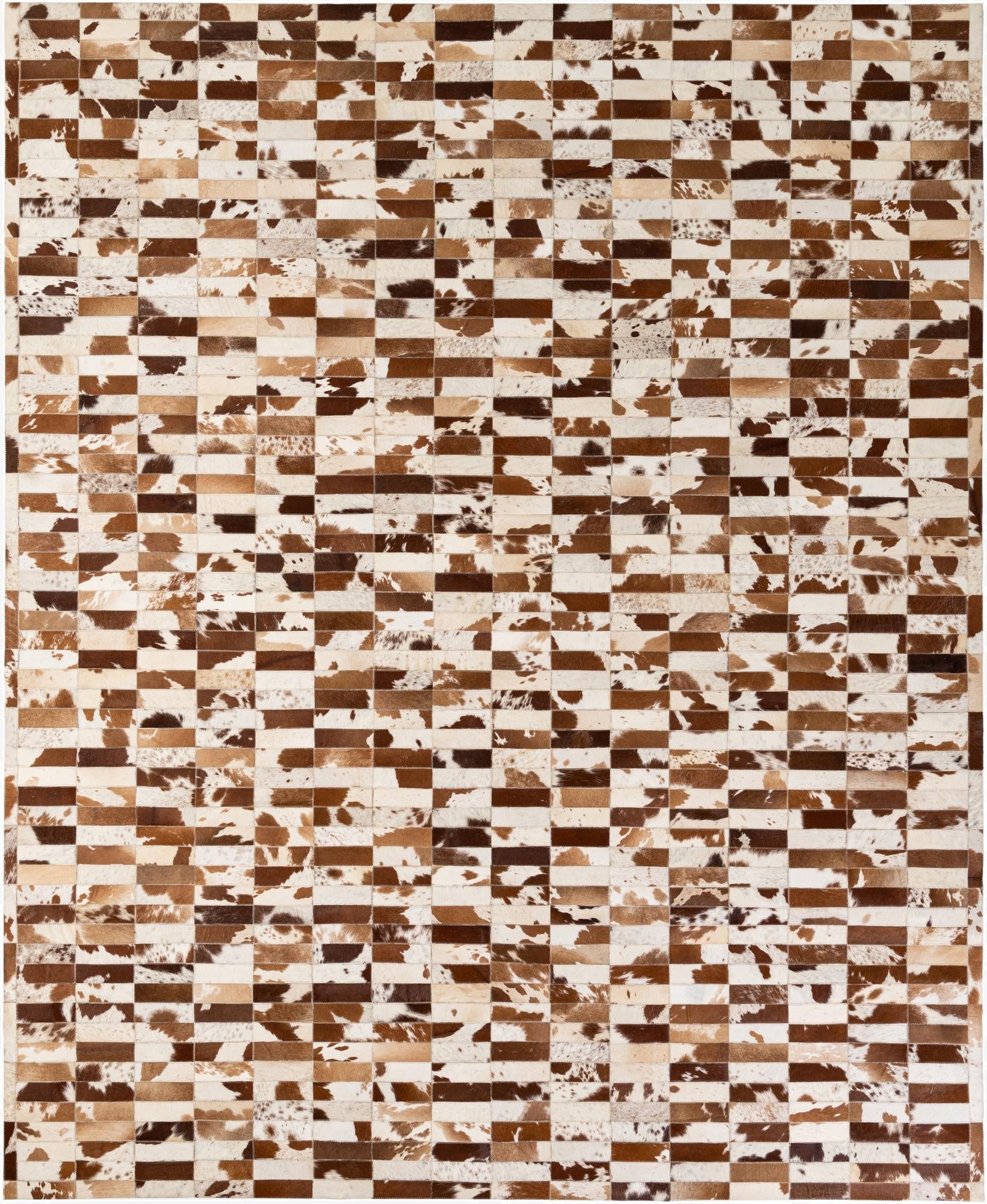 8' 3 x 10' Cowhide - Patchwork Rug