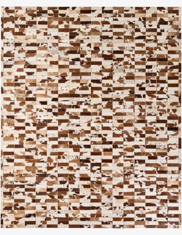 8' 3 x 10' Cowhide - Patchwork Rug