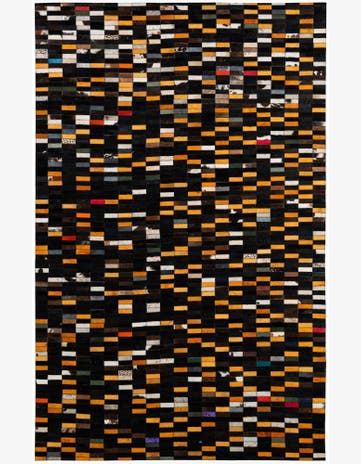 5' 2 x 8' Cowhide - Patchwork Rug