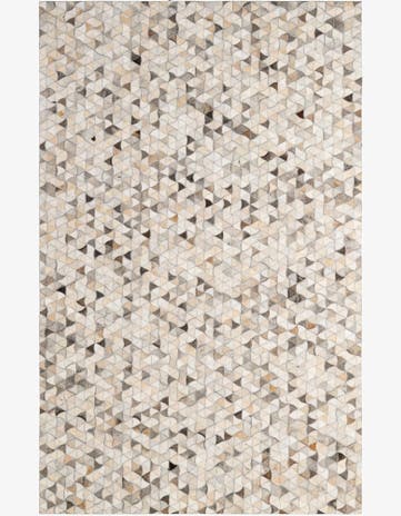 4' 11 x 7' 11 Cowhide - Patchwork Rug