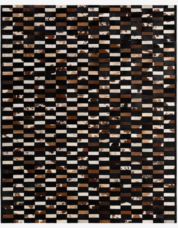 8' 2 x 9' 11 Cowhide - Patchwork Rug