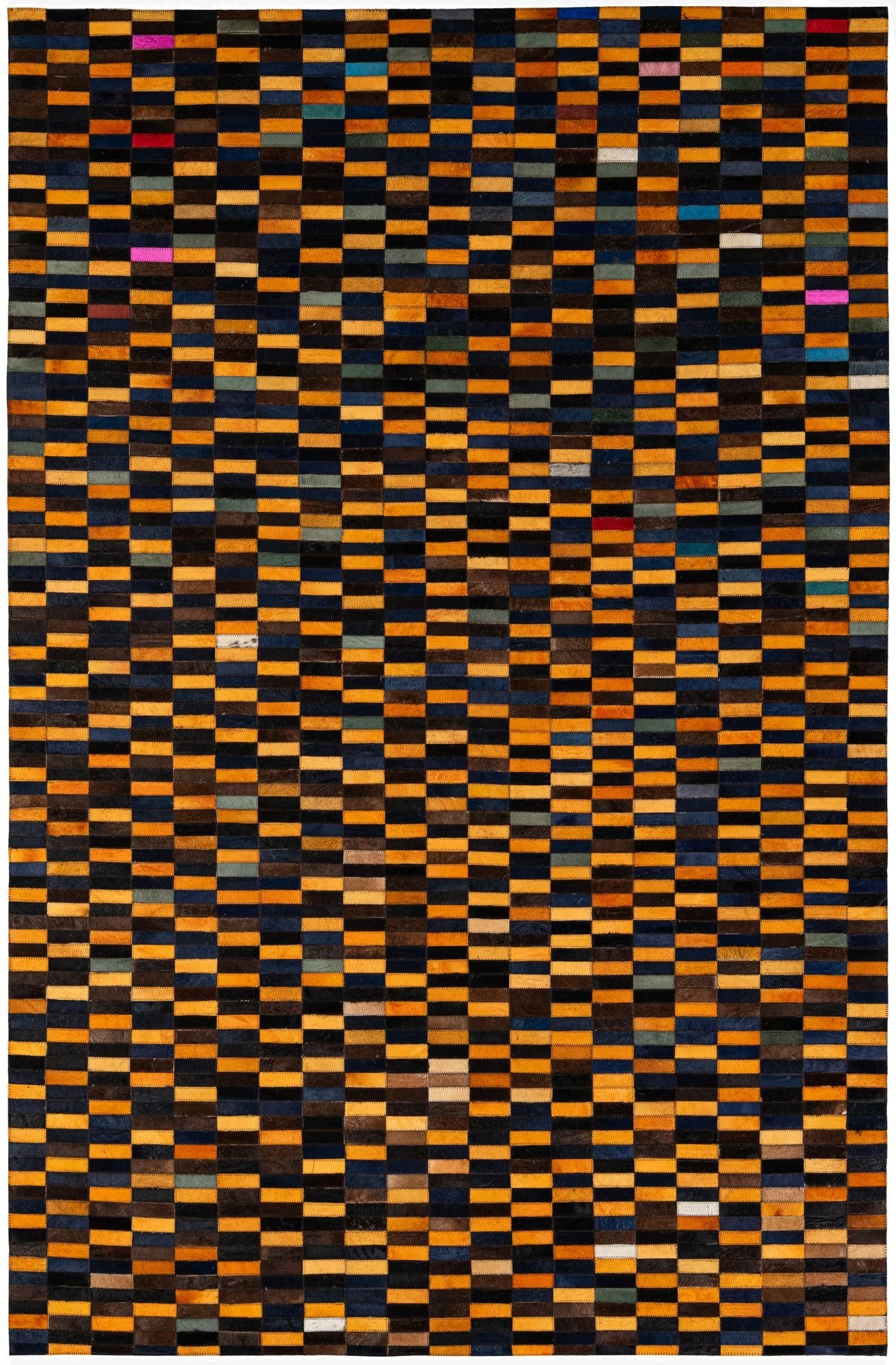 5' 3 x 7' 11 Cowhide - Patchwork Rug