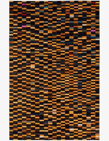 5' 3 x 7' 11 Cowhide - Patchwork Rug