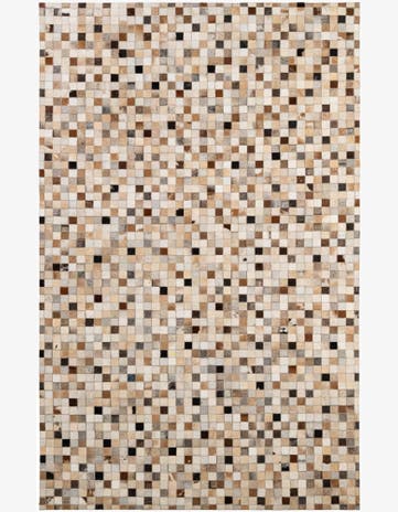 5' x 7' 11 Cowhide - Patchwork Rug