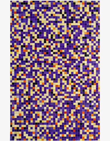 5' 1 x 7' 11 Cowhide - Patchwork Rug