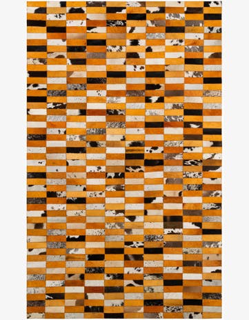 5' x 7' 11 Cowhide - Patchwork Rug
