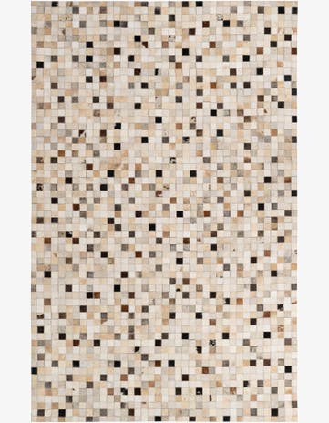 5' x 7' 10 Cowhide - Patchwork Rug