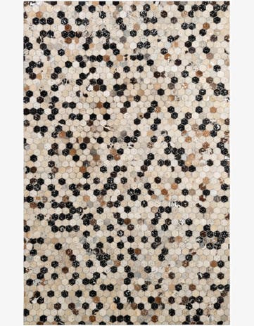 4' 11 x 7' 10 Cowhide - Patchwork Rug
