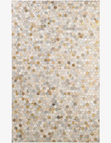 5' x 8' Cowhide - Patchwork Rug