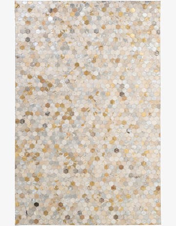 5' 2 x 7' 11 Cowhide - Patchwork Rug