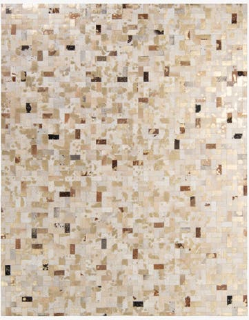 7' 1 x 10' 1 Cowhide - Patchwork Rug