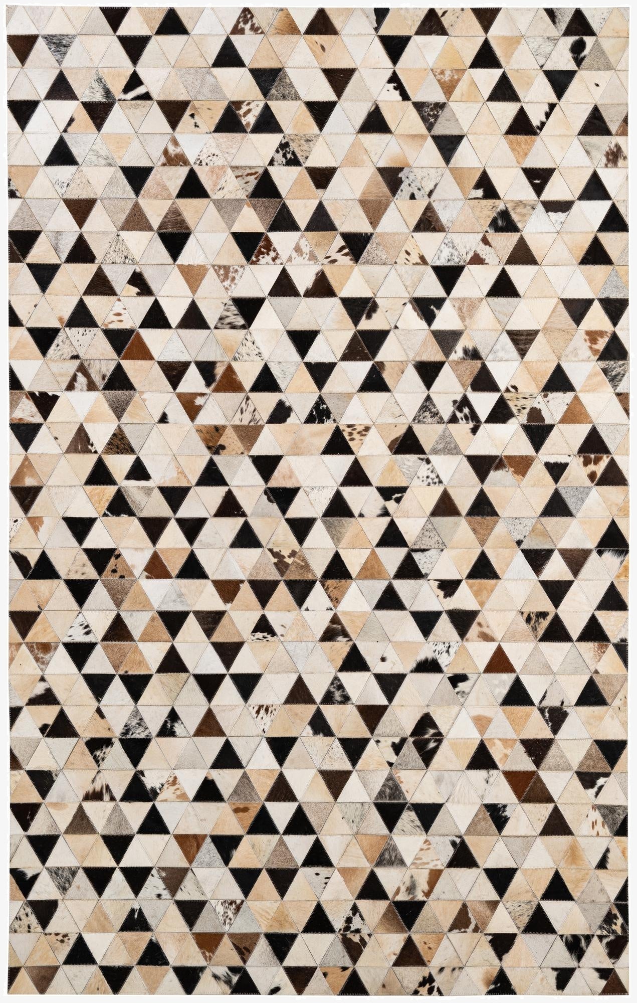 5' 2 x 8' Cowhide - Patchwork Rug