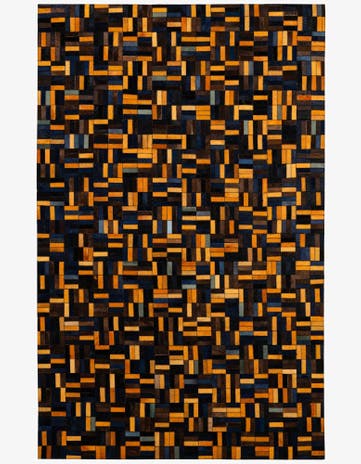 5' x 7' 11 Cowhide - Patchwork Rug