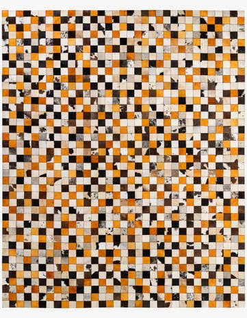 8' 1 x 9' 11 Cowhide - Patchwork Rug