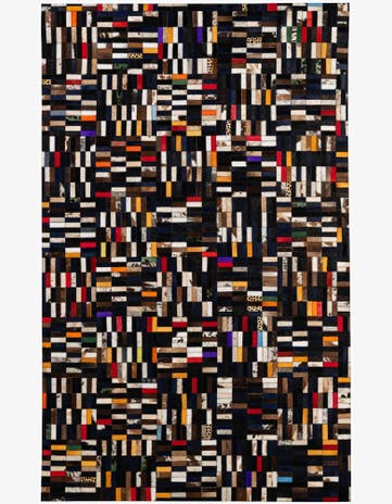 5' 2 x 8' Cowhide - Patchwork Rug