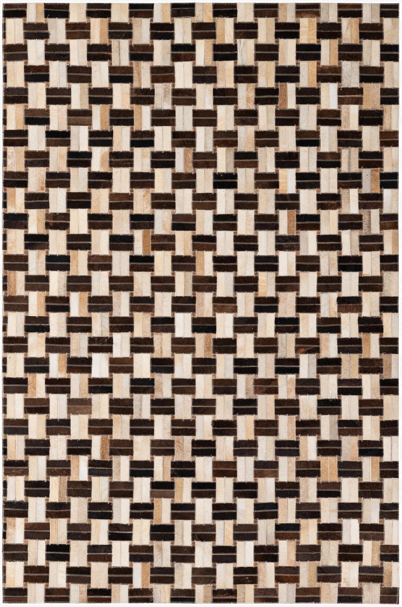 4' x 5' 11 Cowhide - Patchwork Rug