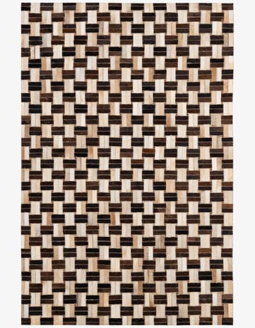 4' x 5' 10 Cowhide - Patchwork Rug