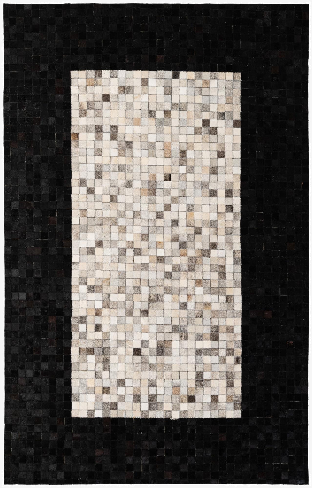 5' x 7' 10 Cowhide - Patchwork Rug