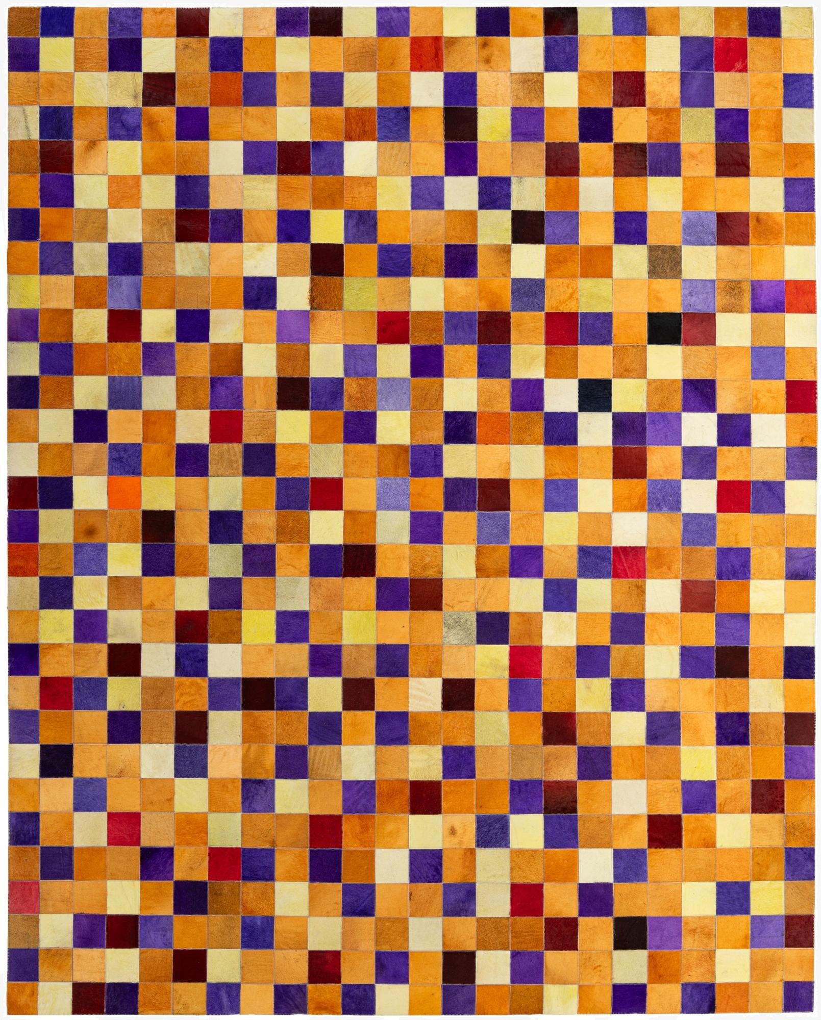 8' x 9' 11 Cowhide - Patchwork Rug