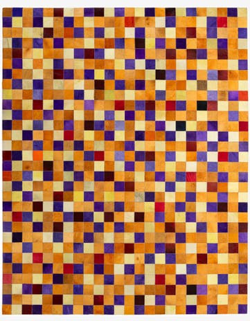 8' x 9' 11 Cowhide - Patchwork Rug