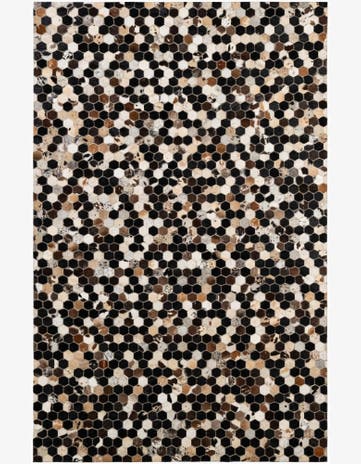 5' 1 x 7' 11 Cowhide - Patchwork Rug