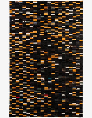 5' 1 x 8' 1 Cowhide - Patchwork Rug