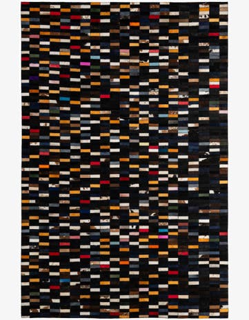 5' 3 x 7' 11 Cowhide - Patchwork Rug